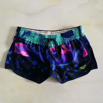 Foreign trade couple loose quick-drying beach pants womens shorts seaside resort hot spring swimming trunks printed swimming trunks