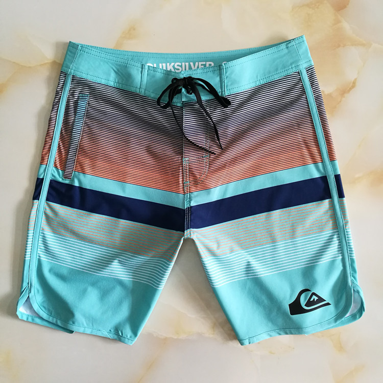 Foreign trade quick-drying beach pants hot spring swimming lovers seaside vacation surf pants summer fashion leisure five points