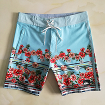 Foreign trade quick-drying beach pants can go to the water hot spring swimming trunks seaside resort summer fashion and leisure five points