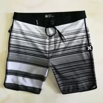 hurley quick-drying stretch beach pants men's large size seaside surf pants can be used for water shorts hot spring swimming trunks five-point pants