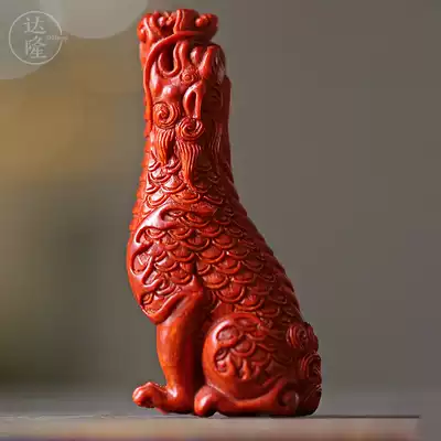 Dalong (Gongcai beast) small-leaf red sandalwood Wen play handlebar tea pet pendants high-grade creative personality gifts