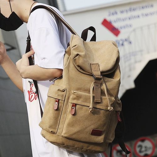 Мужской модный трендовый тканевый вместительный и большой ноутбук для путешествий, школьный рюкзак для школьников, сумка через плечо, подходит для подростков