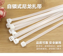 Factory Sales New light automatic lock cable tie plastic cable tie 3*150 multi use nylon cable tie quick tie