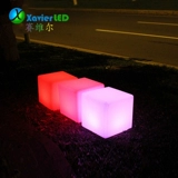 Творческий светодиодный свет -эмитурный кубический блок легкий сетевая сетка переменная красная цветовая переменная пирс -стул Умный открытый фестиваль таблицы активности