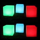 Творческий светодиодный свет -эмитурный кубический блок легкий сетевая сетка переменная красная цветовая переменная пирс -стул Умный открытый фестиваль таблицы активности