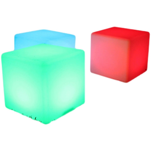 Творческий светодиодный свет -эмитурный кубический блок легкий сетевая сетка переменная красная цветовая переменная пирс -стул Умный открытый фестиваль таблицы активности