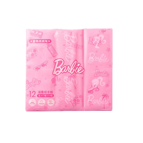 Miniso, милый носовой платок с легким ароматом, портативные салфетки