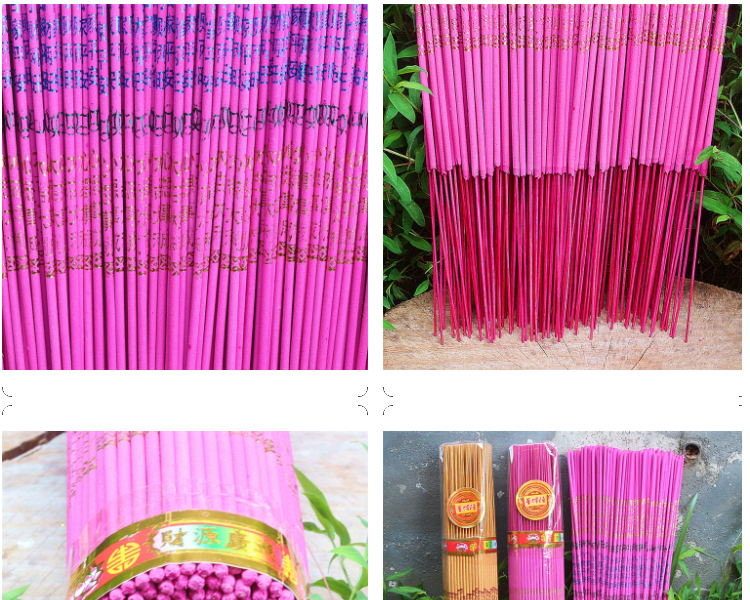 Khói hương gỗ đàn hương vàng nóng chân hương nhang trầm hương - Sản phẩm hương liệu thắp hương thần tài