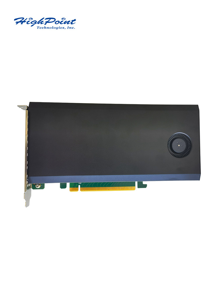 HighPoint SSD7101A-1 NVMePCIe 3 0 x16 array cards plug 4 tables M 2 SSD