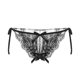 Evil girl's sexy lace open thong couple women's summer temptation free underwear ultra-thin small underwear