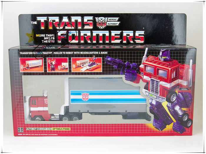 Hasbro Deformation toys classic after carving G1 pearl optimus prime car