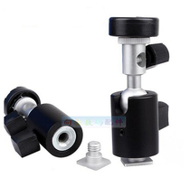 C- type multifunctional tripod multi-purpose small pan tilt flash hot shoe seat soft light umbrella bracket