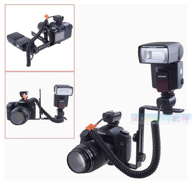 Flash Bracket Digital Single Eye Micro Single Eye Camera Camera Frame Double L Bracket Bilateral Bracket L Bracket Double L Bracket
