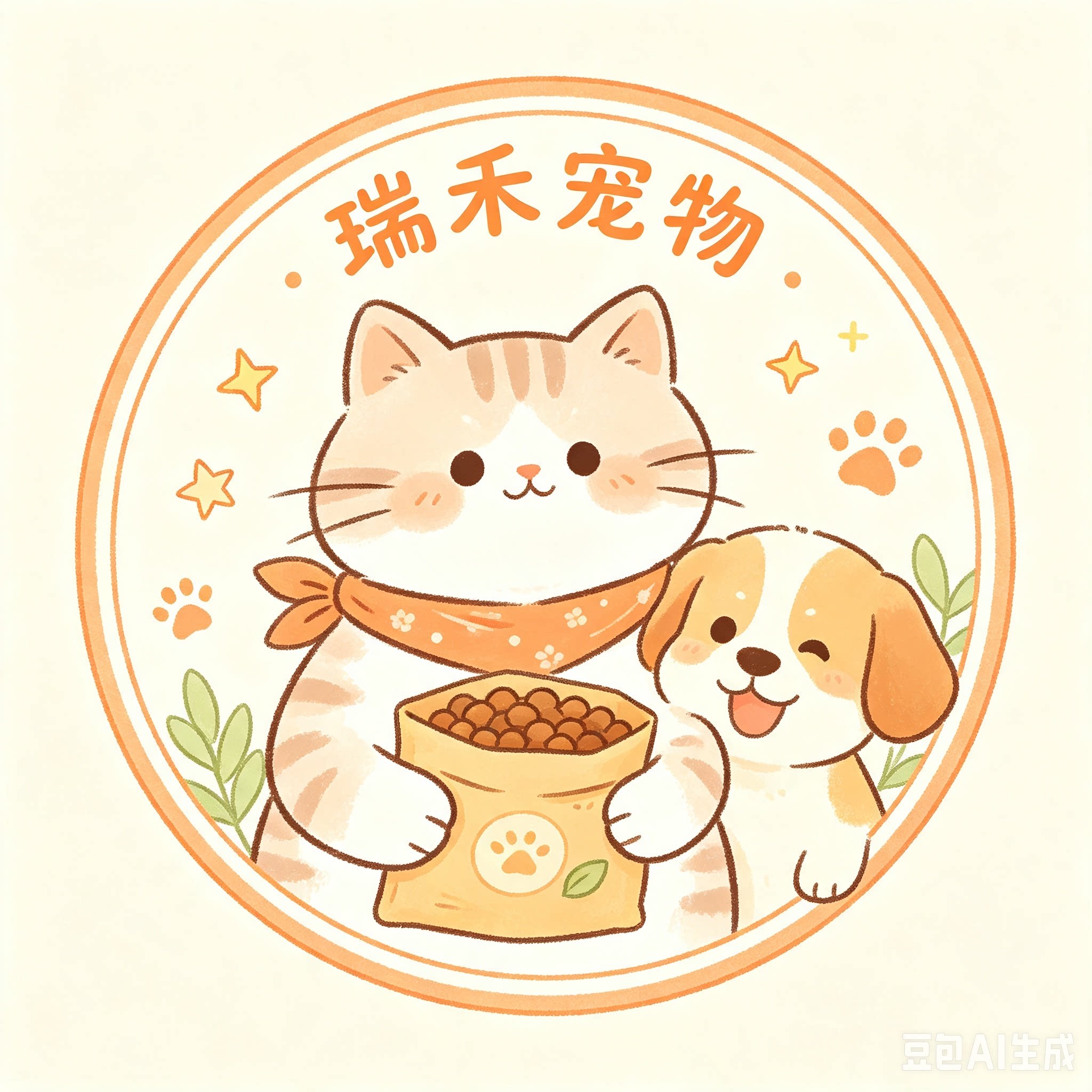 瑞禾宠物的LOGO