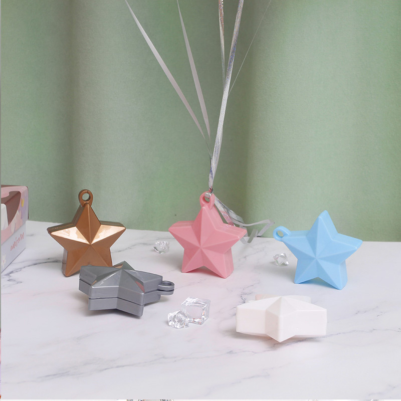 Balloon Anti-floating Pentagram Counterweight Birthday Arrangement Wedding Room Decoration Helium Balloon Pendant Balloon Pendant