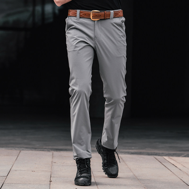 Eagle claw action outdoor quick-drying tactical pants men's summer breathable wear-resistant stretch loose straight pants casual pants