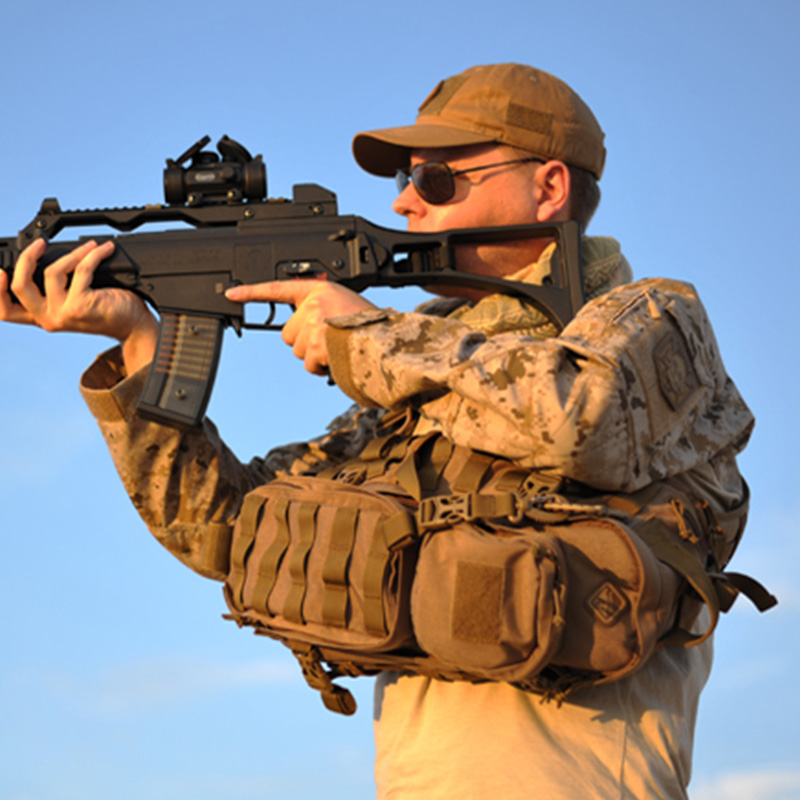 American Crisis 4 Military Fan Tactical Airborne Bag Molle Outdoor Photography Bag Shoulder Bag Hiking Backpack EVC-PLB