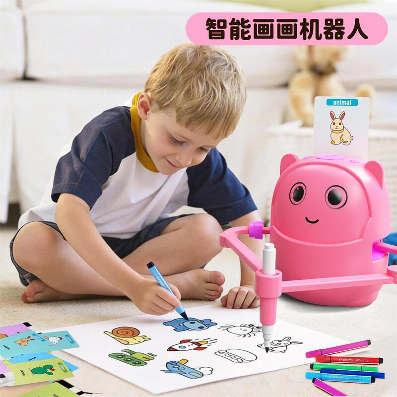 Popular Children's Intelligent Painting Robot Early Education Toy with Cards, Simple and Easy to Learn, Educational and Fun Small Toy Popular Children's Intelligent Painting Robot Early Education Toy with Cards, Simple and Easy to Learn, Educational and Fun Small Toy