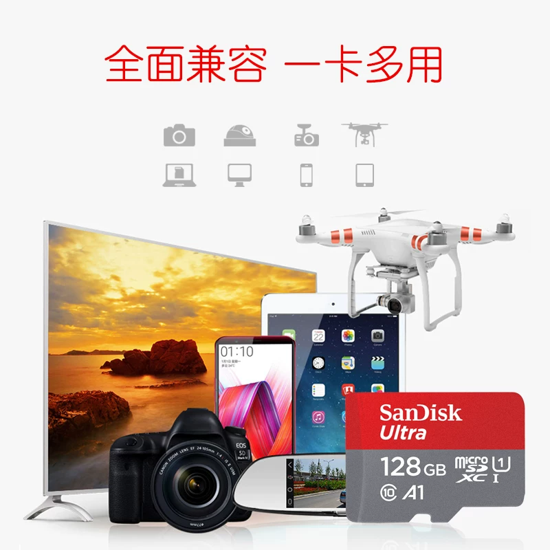 Sandisk, Tom Ford, карта памяти, рекордер, высокая скорость мониторинга, CCTV-камера, мобильный телефон, memória storage, 128G, 64G, 32G