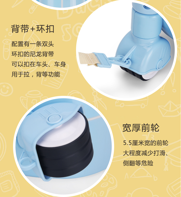 Xe cân bằng trẻ em xe máy trượt xe máy yo xe đẩy trẻ em không có bàn đạp trẻ em hộp lưu trữ hành lý 2-3 tuổi đồ chơi - Con lăn trượt patinet / trẻ em xe đạp cho bé 7 tuổi