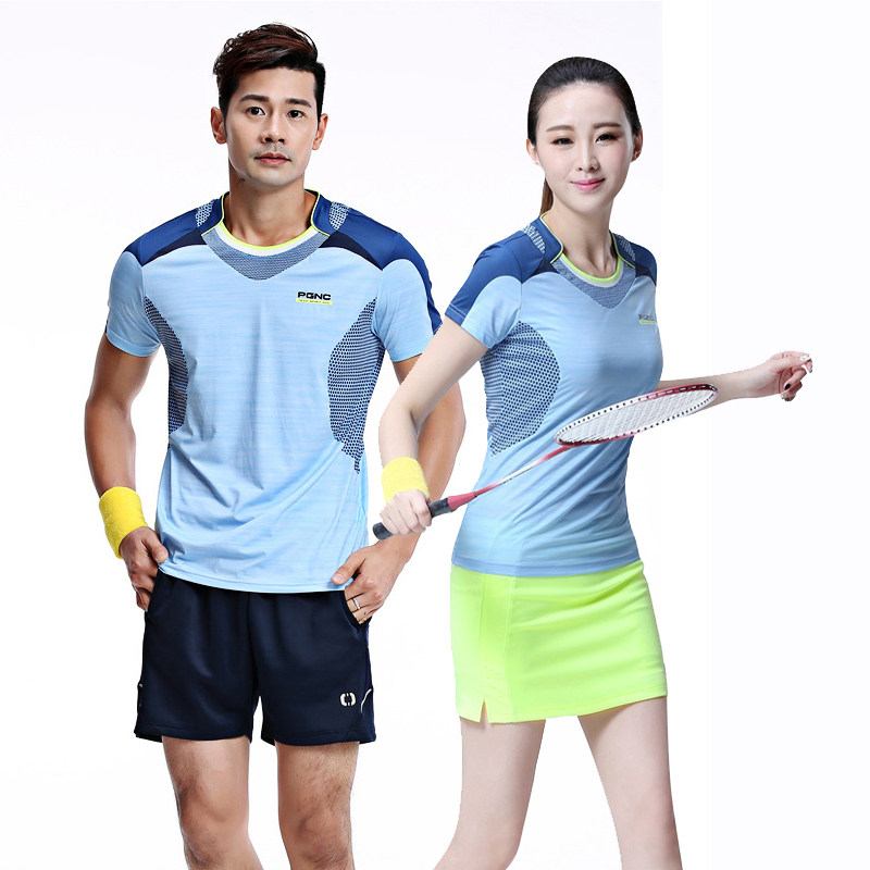 Badminton suit set women's short sleeve quick-dry table tennis suit men's tennis competition training team suit custom summer
