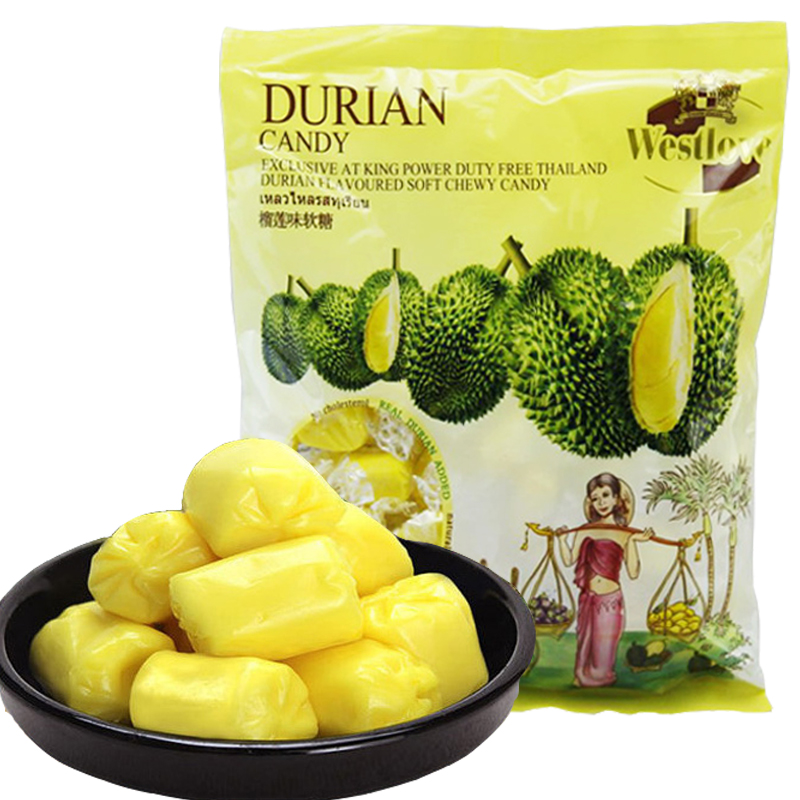 Thailand imported golden pillow durian candy 450g espresso original specialty casual snack snack fudge candy