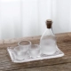 Yunwu 1 Pot 3 чашки+[Стеклотечный стеклянный поднос с рисунком молотка]