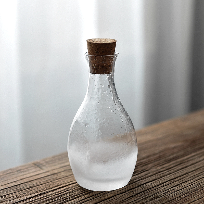 Japanese Crafts Cloud Foggy Household Glass Wine Jug Wine Division Wine Furniture Group Home Small Wine Bottle Warm Wine Jug Hot Wine Pot