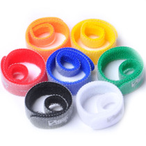 Sanbao ZD-C1225 back-to-back small head cable tie straps with Velcro seven colors two assembly 12*150mm