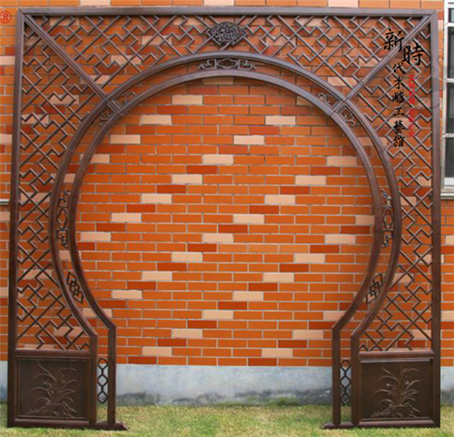 Custom Dongyang Wood Carving Solid Wood Imitation Ancient Flower Lattice Doors And Windows Screen Xuanguan Partition TV Background Wall suspension Hanging Ceiling Corner Flowers