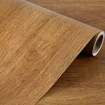 Thickened wood-like wood grain stickers self-adhesive waterproof cabinet desktop Boonic paper wallpaper overall cabinet board veneer speaker paper