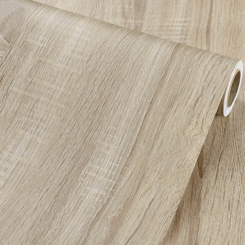 Home Furniture Renovated Self-Adhesive Wallpaper Wood Grain Paper Imitation Wood Waterproof Cabinet Cabinet Wardrobe Tabletop Thickened Sticker Park Log