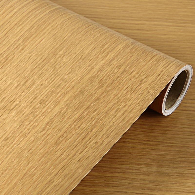 Thickened self-adhesive wood grain sticker imitation wood wallpaper cabinet wooden door home innate renovation decoration Boeing sheet wood grain paper stickup