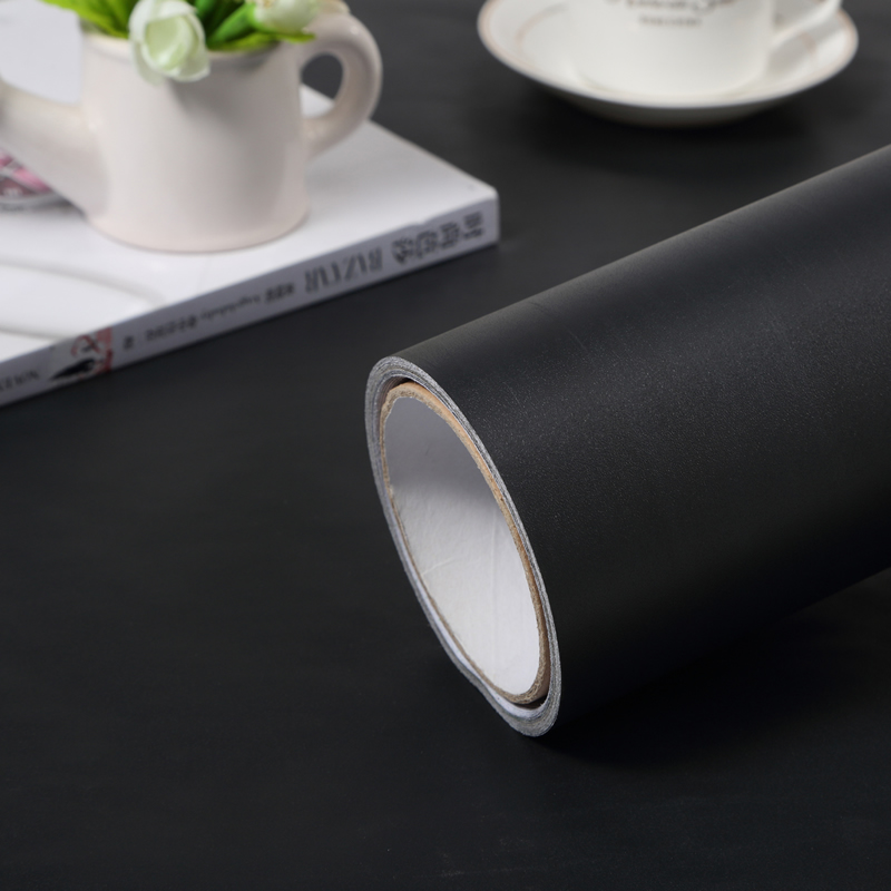 Thickened Pure Color Wallpaper Color Self-Glued Pure Black Stickers Waterproof Boeing Soft Furniture Furniture Renovated Stick Frosted Shade