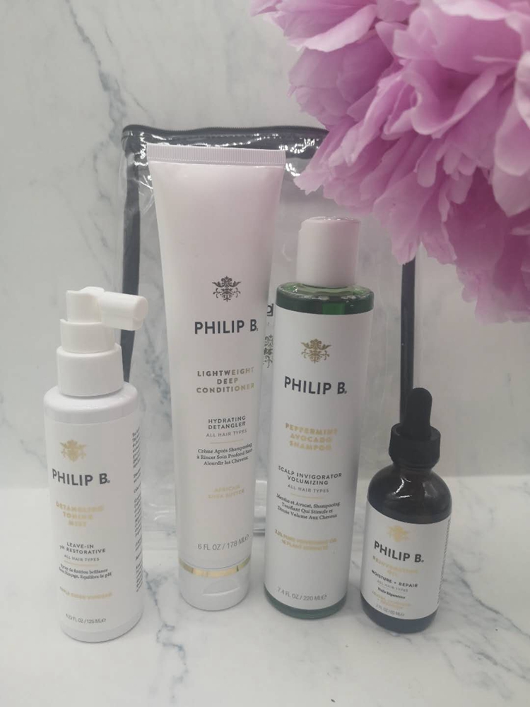 Philip B Penh Hard Shampoo Hairy PH Spray Enabled Essential Oil Set