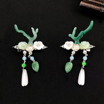 Ancient clothing hair accessories Hanfu light ancient style headdress Mori cute hipster antler hairclip fish mouth clip headwear accessories