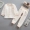 Baby Qiuyi Qiuku Set Đồ lót không xương Nam và nữ Baby Baby Eo cao Bảo vệ Bụng Bộ đồ lót Mở Đồ lót