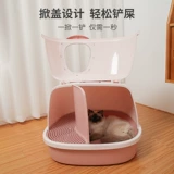 Коридор -тип кошачий песчаный горшок с полным покрытым котят