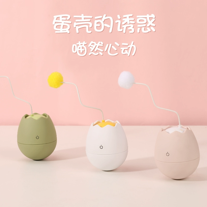 Mèo điện vui mèo dính tumbler vỏ trứng tự nặng đu bóng lưới đỏ tự động vui mèo dính tương tác đồ chơi mèo - Mèo / Chó Đồ chơi