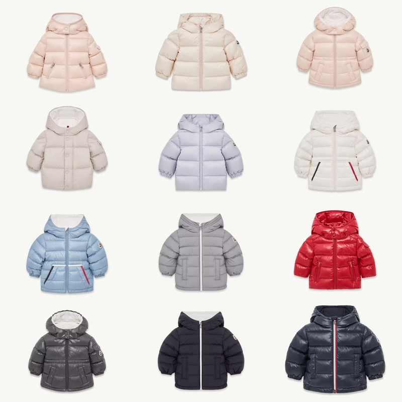 In-Stock Moncler Children's Clothing 26 Autumn/Winter Children's down Jacket Hooded Puffer Coat Baby Toddler down Coat