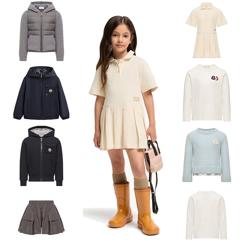 In-Stock Moncler Children's Clothing 26 Autumn/Winter Children's Sweaters, Knitwear, Jackets, Shorts, T-Shirts, Dresses Moncler