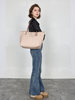 [Domestic Stock] Coach/Coach Large-Capacity Tote Bag Classic Monogram Women's Bag Light Luxury Shoulder Handbag