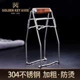 Золотой ключ 304 нержавеющая сталь берет зажим для чаши HomePader Soven Clip, анти -хот -щипца, анти -скольжение и приготовленный на пару клип