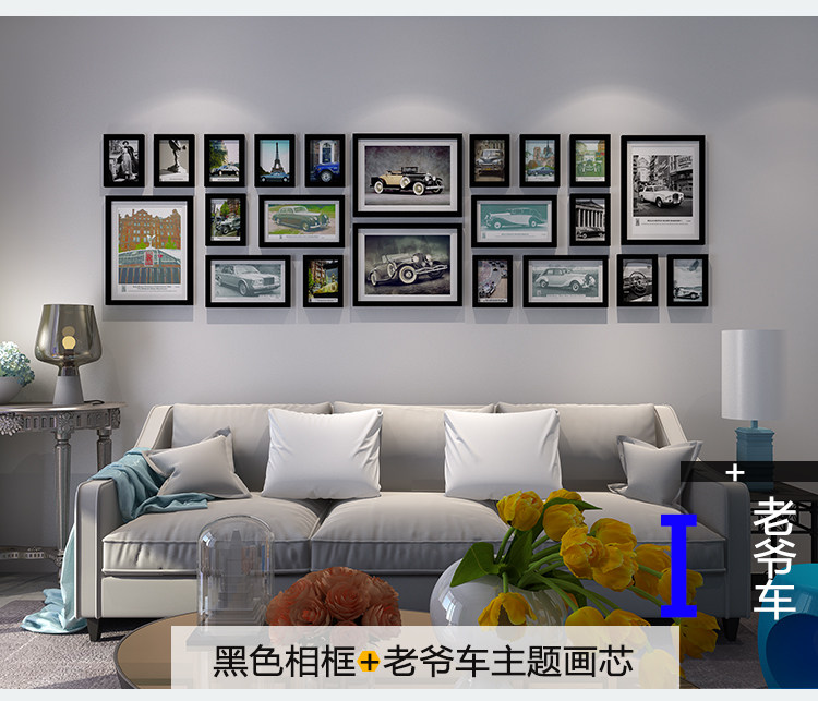 Нордический негабаритный фото стена клип декоративный подвеска гостиная никаких следов гвоздь фоторамка творческий стена стена сочетание фото стена 