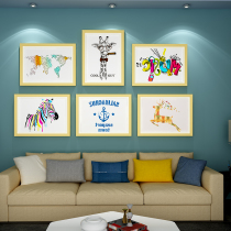 Solid Wood Photo Wall Large Size Living Room Decoration Painting Modern Minima Nordic Photo Frame Wall Creative Combo Photo Frame Hanging Wall