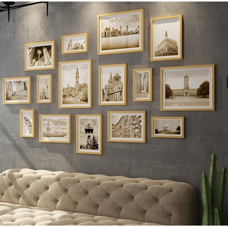 Импорт дерево простой континентальный фото стена творческий случайный фото стена гостиная магазин фото стена 