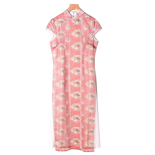 Long fashionable cheongsam, brand summer clothing Long fashionable cheongsam, brand summer clothing