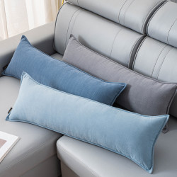 2025 New arrival Bench Pillow Sofa Living Room Bed Pillow Rectangular Cushion Sleep Clip Leg Bedside Backrest Pillow