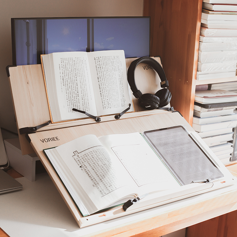 Korean Voriee Double-Layer Reading Stand Book Holder iPad Stand Crazy Sister's Writing Comfort Study Tool for Postgraduate Entrance Exams Cervical Spine Protection Korean Voriee Double-Layer Reading Stand Book Holder iPad Stand Crazy Sister's Writing Comfort Study Tool for Postgraduate Entrance Exams Cervical Spine Protection