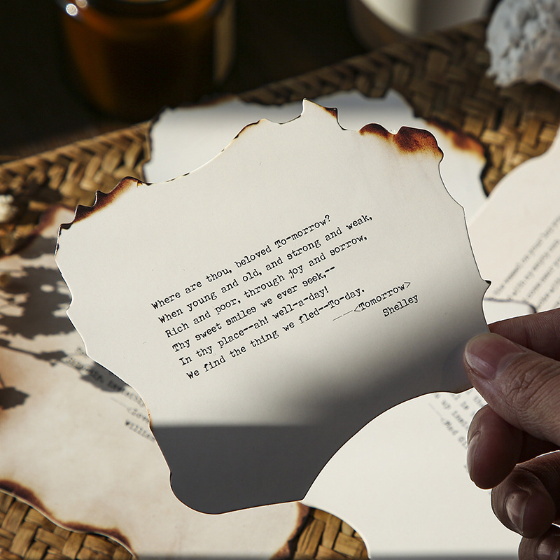 Letter's romance postcard 